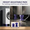 Height Adjustable Anti Vibration Pads 4 Pieces(PF9)